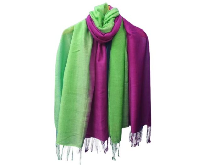 Graceful Silk Scarf - Elevate your style with a Graceful Silk Scarf.